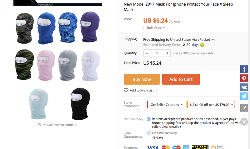 Screenshot: aliexpress.com